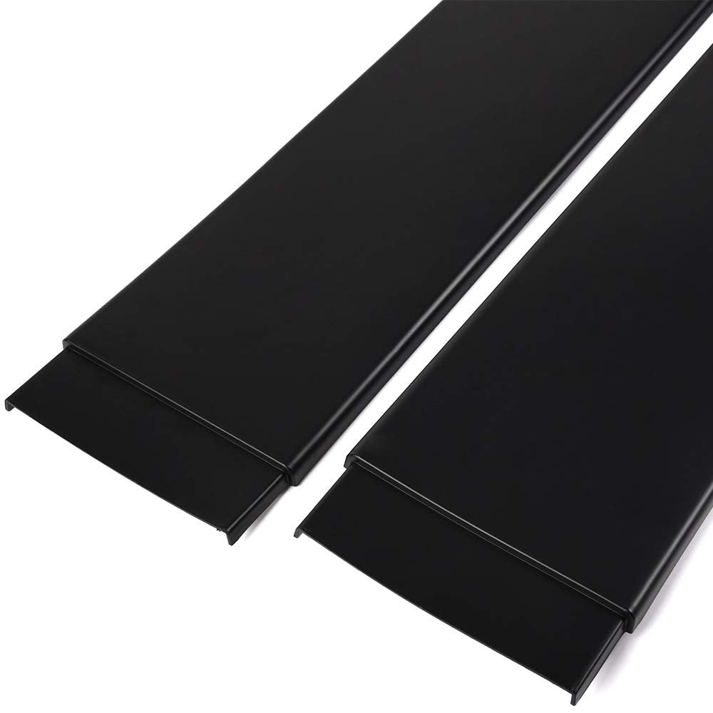 Universal Polyurethane Black Car Side Fender Skirts Extension Rocker Panel Splitter Protector