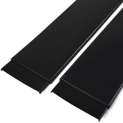 Universal Polyurethane Black Car Side Fender Skirts Extension Rocker Panel Splitter Protector