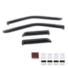 G-PLUS Out-Channel Window Vent Visor Deflectors Tape-On Side Rain Guards Compatible with Ford F150 SuperCab 2015-2024 4PCS Smoky