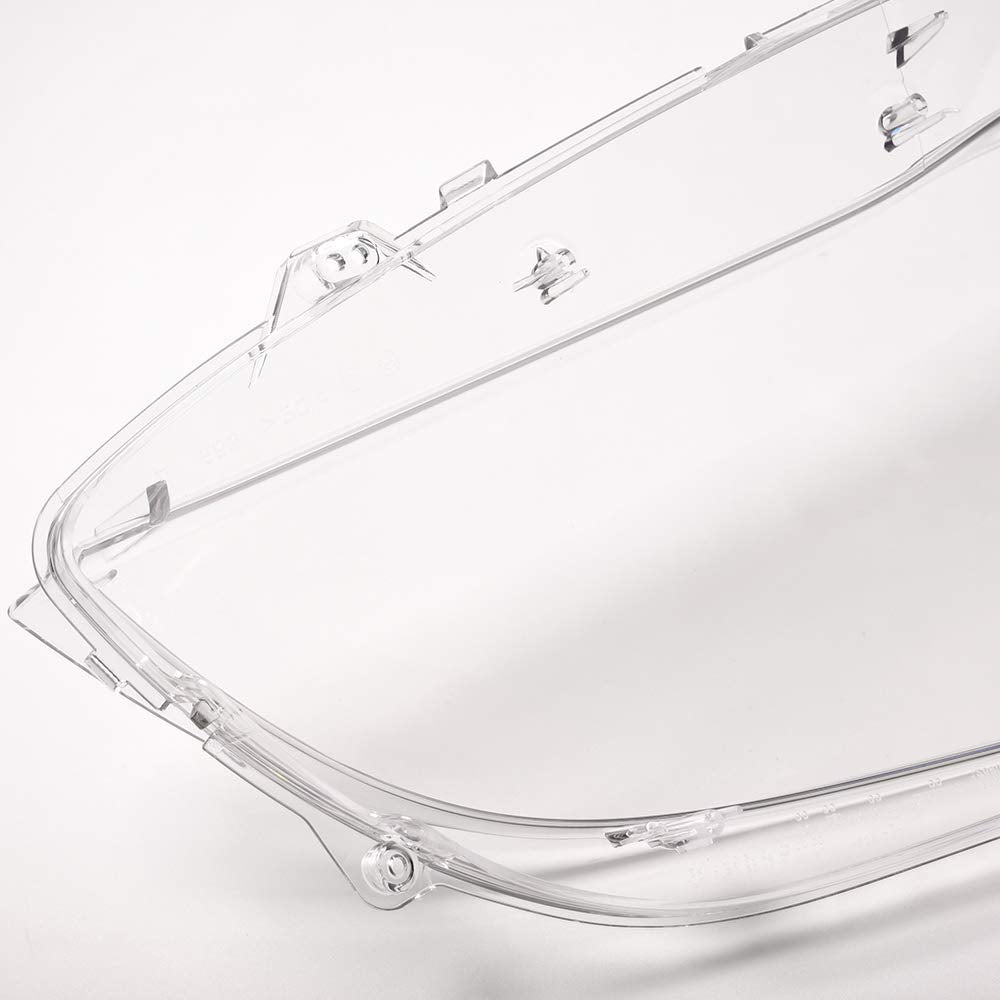 G-PLUS Clear Lens Headlight Headlamp Lense Cover, Compatible With BMW F01 F02 7 Series 740i 740Li 750i 750Li 760i 760Li 2009-2015, Replacement Left Right Side 1 Pair
