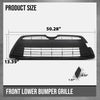 G-PLUS Front Lower Bumper Grille Compatible with Toyota Corolla LE Base XLE 2023 2024 53112-02E00, 53102-02640 Black