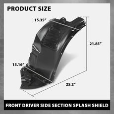 G-PLUS Front Fender Liner for BMW X1 xDrive28i sDrive28i xDrive35i 2012-2015 Close-up View