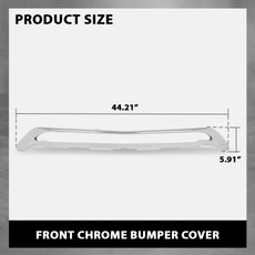 G-PLUS Front Grille Surround Trim for Benz GLK250 GLK350 2013-2015 Chrome Side View