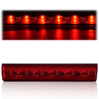 G-PLUS Red Lens LED 3rd Brake Light Fit Leer, ARE, Century, Jason and Astro LED Recessed 3rd Third Brake Light Lamp AT-LED-36R Chrome Housing