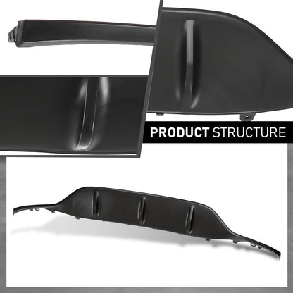 G-PLUS Rear Bumper Molding Trim Compatible with Benz C300 C400 2015-2018 For Models With AMG Styling Package 2058857338, MB1193100