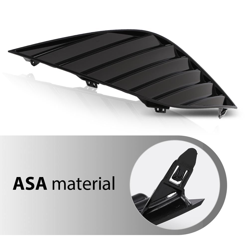 G-PLUS Front Bumper Fog Light Cover Bezel Driver and Passenger Side Compatible with Toyota Camry SE XSE 2018–2020 Fog Lamp Covers 8148106180 8148106170 TO1039211 TO1039210
