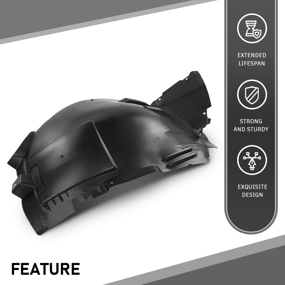 G-PLUS Front Right Fender Liner Inner Assembly, Compatible with Benz GLE350d GLE450 4Matic 2016/ GLE43 GLE63 2016-2019, Passenger Side, 2926900130, MB1249194