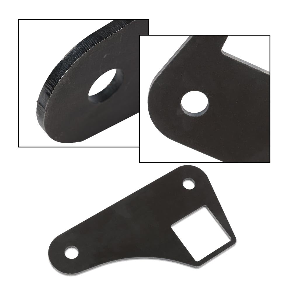 G-PLUS Square Tubing Air Ride Brackets Ladder Bar Mounting Parallel 4 Link Tabs 2"