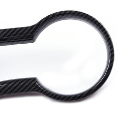 G-PLUS Cup Holder Trim Cover for Ford Mustang 2015-2019 Carbon Fiber Style Product Image