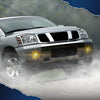 G-PLUS Bumper Fog Lights Compatible with 2004-2015 Nissan Titan / 2005-2007 Nissan Armada Driving Fog Lamps w/Bulbs Left and Right Side neblineros para autos delantero faros antiniebla