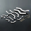 G-PLUS Silicone Radiator Hose Pipe Kit Clamps Compatible With 1995-1999 Mitsubishi Eclipse Turbo Coolant,White