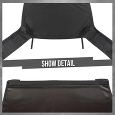 G-PLUS Soft Top for Jeep Wrangler JK Unlimited 2-Door 2007-2009 Tinted Window Black Additional Angle