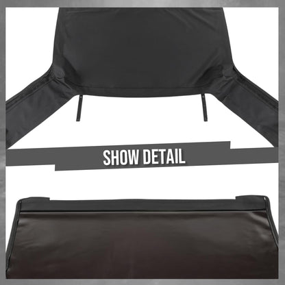 G-PLUS Soft Top with Tinted Windows Compatible with Jeep Wrangler JK Unlimited 2-Door 2007-2009 Black