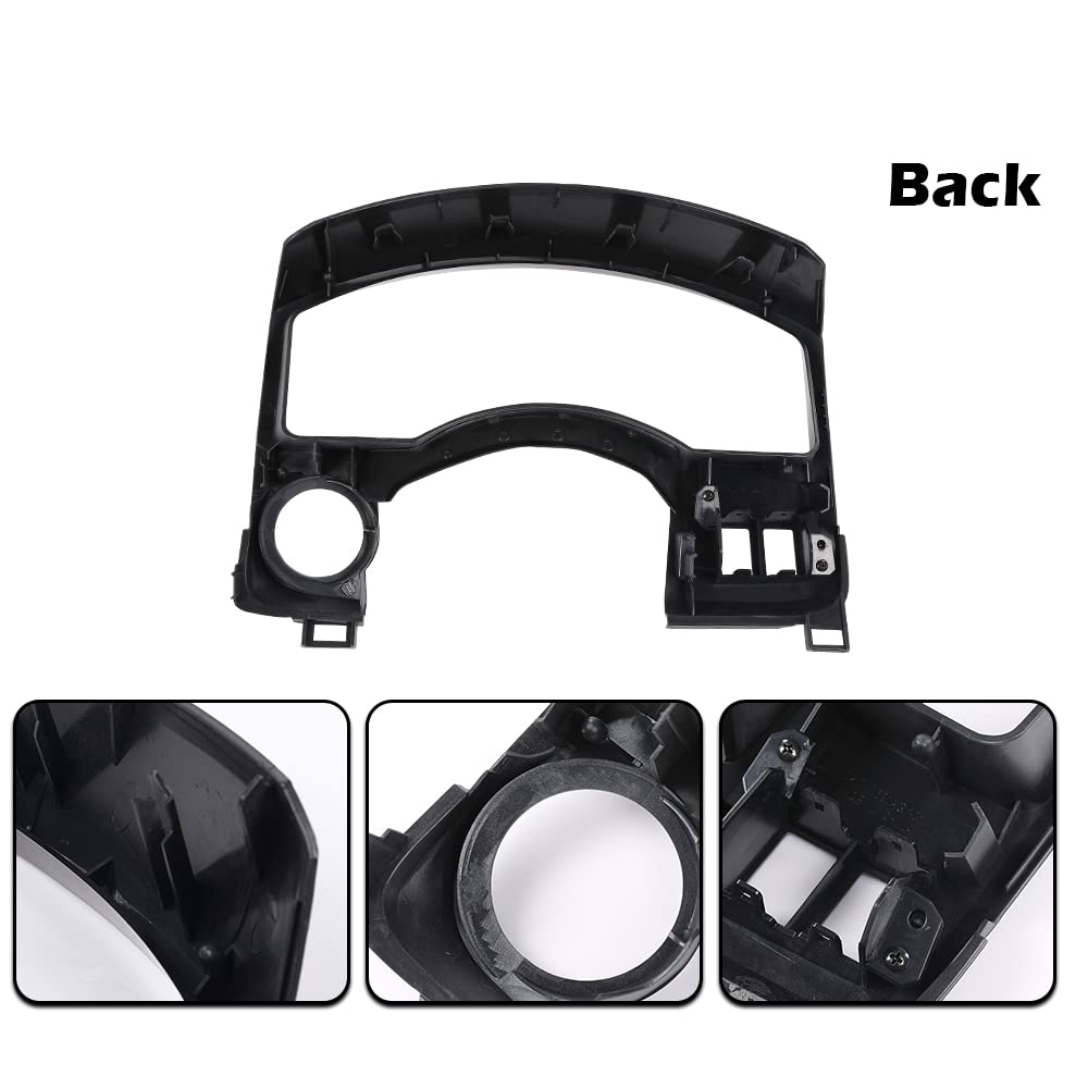 G-PLUS Dash Panel Gauge Cover Bezel Trim Gray Compatible with Nissan Titan/Armada 2004-2006 68240-7S000, 682407S000