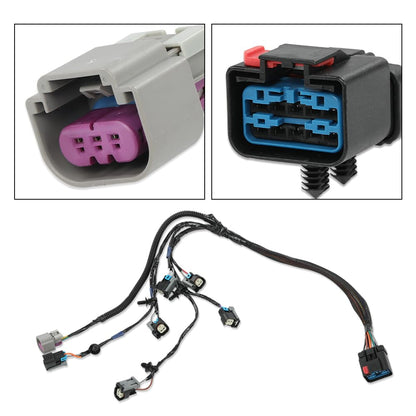 G-PLUS Fuel Injector Wiring Harness Compatible with Chrysler Town & Country/Voyager 2001-2003, Fit Dodge Caravan V6 3.3L/Grand Caravan V6 3.3L 3.8L 2001-2003 4868408AC, 4868408AD