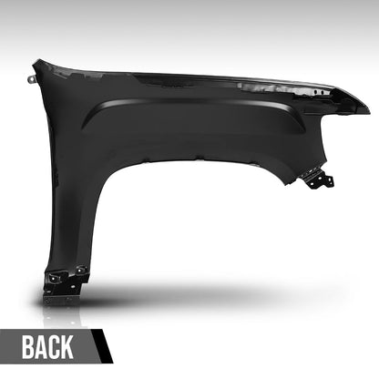 G-PLUS Fender Primed Steel Front Left Driver Side Compatible with GMC Canyon 2015 2016 2017 20108 2019 2020 2021 2022 GM1240405, 23354492 Black