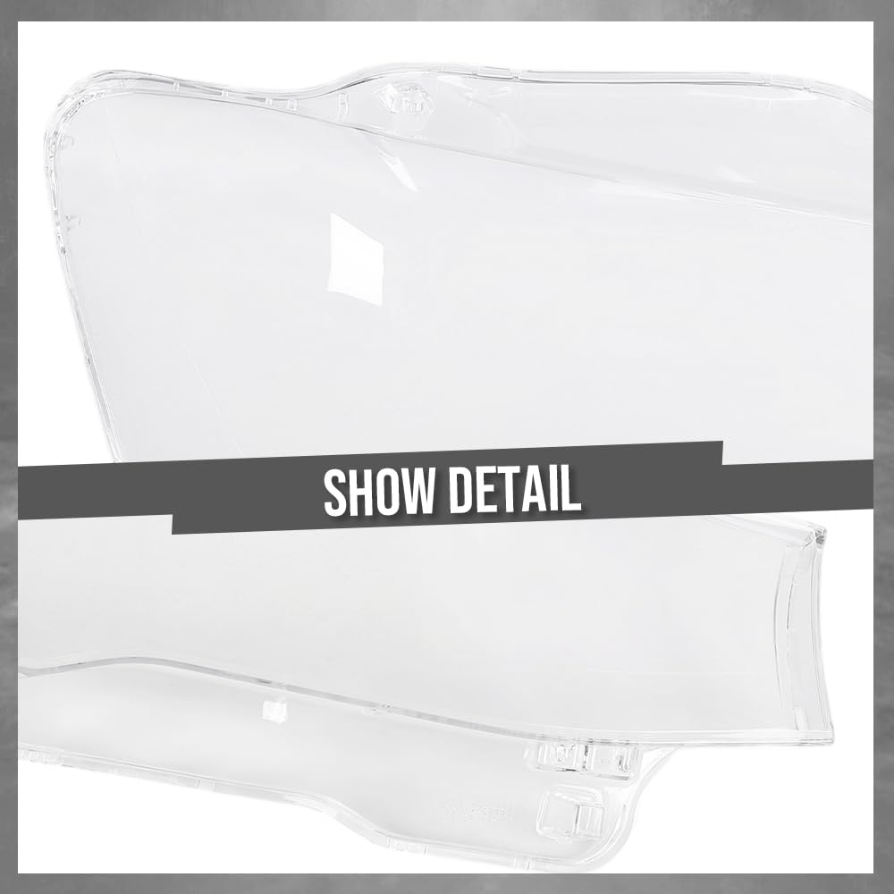 G-PLUS Headlight Lens Cover Compatible with BMW X3 F25 2014-2017 Right Side Front Headlamp Lens Cover Clear