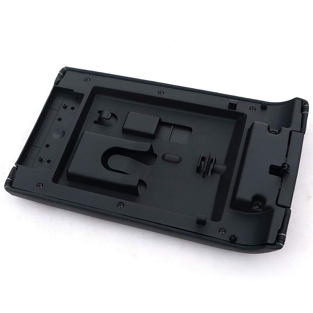 G-PLUS Center Console Arm Rest Lid Cover, Compatible with Ford F150 2009-2014/ Fit Lincoln Mark LT 2010 2011 2012 2013 2014 9L3Z-1506024-CC (Black)