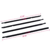 Weatherstrip Door Window Moulding Trim Seal Belt Compatible with Toyota Corolla CE/LE/S/XLE/XRS/Base Sedan 4-Door 2009-2012 Weatherproof Black Outside Trim Seal Belta
