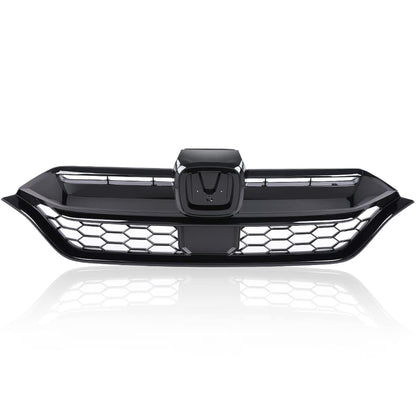 G-PLUS Front Upper Grille Assembly Compatible with 2020-2022 Honda CR-V CRV Honeycomb 71121TLAA60