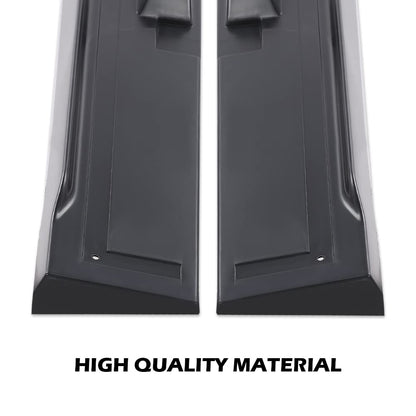 G-PLUS Side Skirt Extensions Compatible with Honda Civic 4 Door Sedan 2016-2019 Side Skirt Extension Rocker Panel Driver Passenger Side Matte Black