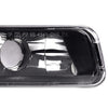 G-PLUS LED DRL Headlights Assembly Left Driver & Right Passenger Bumper Headlamps Compatible with GMC Sierra 1500 1999-2007; Fit GMC Sierra 1500 HD 2001-2007 Clear Lens Black Housing Clear Reflector