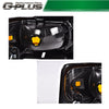 G-PLUS Headlight Trim Bezel with Parking Turn Signal Light Compatible With 08-14 Ford E150/08-14 Ford E250/08-19 Ford E350 (Passenger Side (Right))