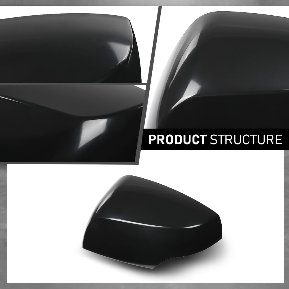 G-PLUS Door Side Rear View Wing Mirror Cover Cap Pair Compatible with Subaru Forester 2014-2018 (non eyesight detection),Fit Subaru Outback Crosstrek Impreza 2012-2014 91059AJ200