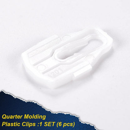 G-PLUS Molding Plastic Clip Compatible with 1966-1969 Lincoln, Fender, Door, Quarter Retainer Clips,6Pcs Install Set