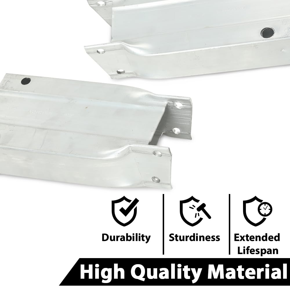 G-PLUS Front Bumper Bracket Left and Right Side Compatible with Benz C230 2008-2009/Fit Benz C250 2010-2015/Fit Benz C300 2008-2014/Fit Benz C350 2008-2015 2046200995 2046201195 MB1073101 MB1072101