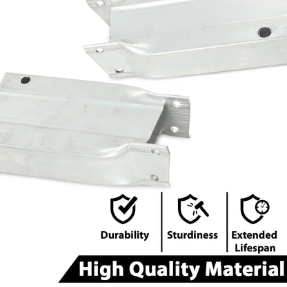 G-PLUS Front Bumper Bracket Left and Right Side Compatible with Benz C230 2008-2009/Fit Benz C250 2010-2015/Fit Benz C300 2008-2014/Fit Benz C350 2008-2015 2046200995 2046201195 MB1073101 MB1072101