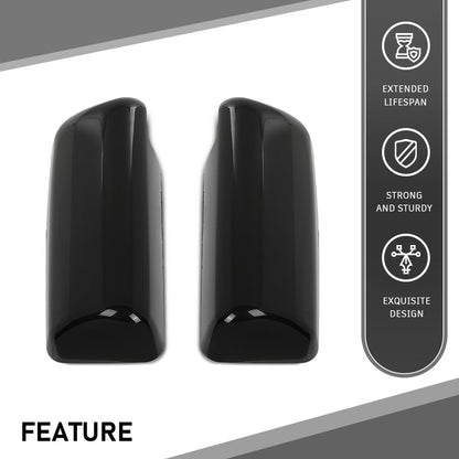 G-PLUS Pair Door Mirror Covers, Compatible with Peterbilt 579 2013-2023, LH Driver & RH Passenger Side 2PCS