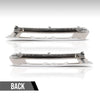G-PLUS Pair Left Right Fog Light Chrome Trim Cover Compatible with Benz W166 ML-Class ML350 2012-2015 1668850774, 1668850874 Silver