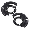 G-PLUS Front LH & RH Brake Dust Shield Compatible with Jeep Cherokee XJ 1984-2001, Fit Jeep Wrangler 1987-2006, Fit Jeep Grand Cherokee 1993-1998 Brake Backing Plate Dust Shield 52005476, 52005477