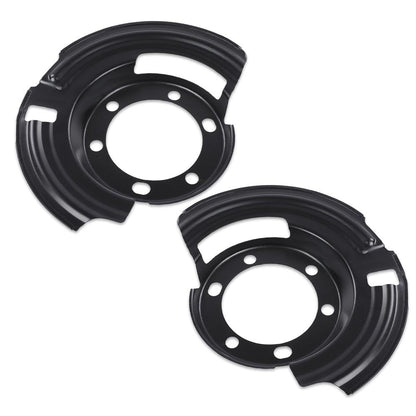 G-PLUS Front LH & RH Brake Dust Shield Compatible with Jeep Cherokee XJ 1984-2001, Fit Jeep Wrangler 1987-2006, Fit Jeep Grand Cherokee 1993-1998 Brake Backing Plate Dust Shield 52005476, 52005477