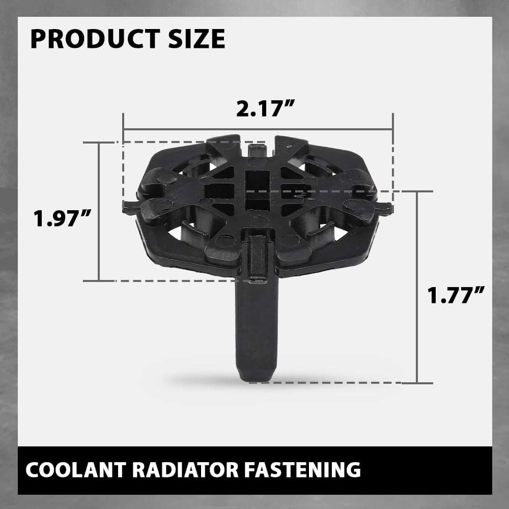 G-PLUS 2PCS Coolant Radiator Fastening Element Clip, Fit 3' G20 (10/2017-12/2019)/ for 8' F91 M8 (11/2017-12/2019), 17118482944, 17118619382, 8619382, 8482944