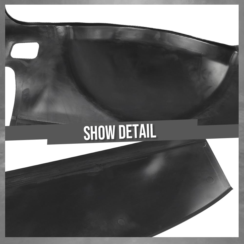 G-PLUS TPE Dash Board Cover Instrument Panel Compatible with Chevy Avalanche 2007 2008 2009 2010 2011 2012 2013 Fit Chevy Tahoe 2007 2008 2009 2010 2011 2012 2013 2014 Black