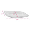 G-PLUS Headlight Lens Clear Cover Compatible with Mazda 6 2003-2008 Headlight Lens Front Left & Right Headlamp Lens Cover Replacement
