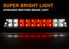 G-PLUS High Mount LED 3rd Brake Light Compatible with 2014 2015 2016 2017 2018 Chevy Silverado GMC Sierra Rear Tail Cargo Lamp Waterproof Black Housing Clear Lens