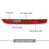 G-PLUS Rear Bumper Tail Lamps Brake Lights Set, Compatible with Audi Q5 2009-2016, LH & RH 2PCS, 8R0945095, 8R0945095B