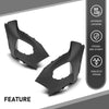 G-PLUS Front Bumper Cover Driver Left and Right Side Compatible with Chevy Trailblazer 2021-2022 NOT Fit RS Model 42749518, 42749517, 42772013, 42772012 Black