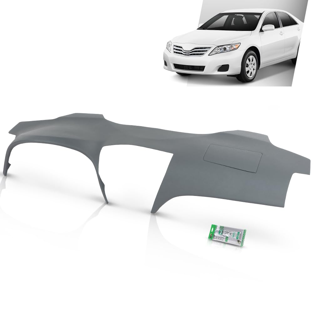 G-PLUS TPE Dashboard Cover Dash Panel Compatible with Toyota Camry 2007-2011 Gray