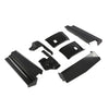 G-PLUS Rear Bumper Fillers Set Compatible With 1979-1985 Eldorado Black Plastic Painted Bumper Fillers 7pcs