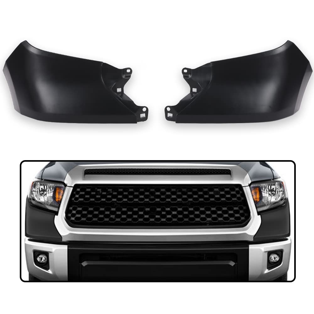 G-PLUS Front Fender Fillers Compatible with Toyota Tundra 2014 2015 2016 2017 2018 2019 2020 2021 Driver & Passenger Side Fender Filler Pair Set Painted Black 539320C903 TO1242101 539310C903 TO1243101