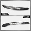 G-PLUS Front Bumper Lower Grille & Fog Light Bezel Compatible with Volkswagen Jetta Sedan 2011-2014 Black (NOT Fit any Wagon Models) 5C6853671RYP, 5C68536659B9, 5C68536669B9, VW1036120 Chrome Grill