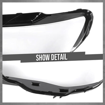 G-PLUS Headlight Lens Cover Compatible with Audi A3 2013-2016 8V0941004 Right Side Front Headlamp Lens Cover Clear
