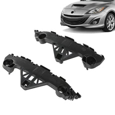 G-PLUS Bumper Retainer 2PCS for Mazda 3 2010-2013 Front Black Front View