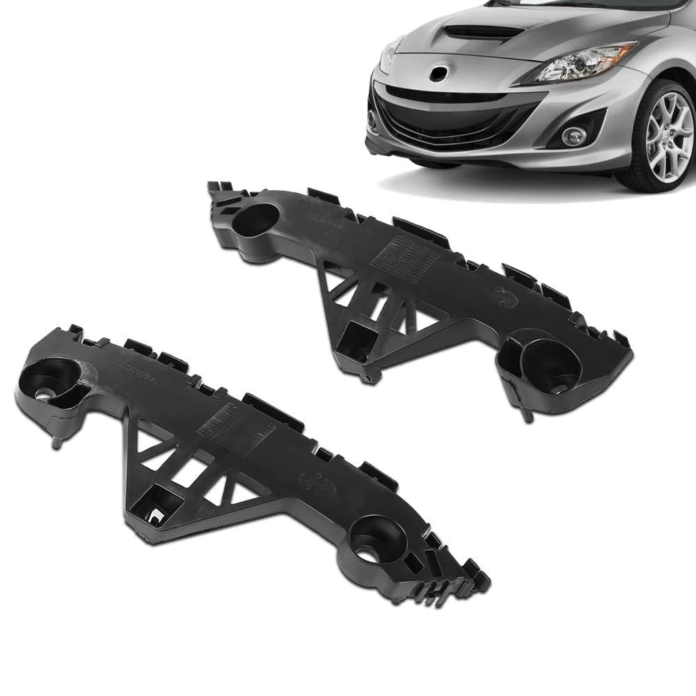 G-PLUS Front Bumper Retainer 2pcs Compatible with Mazda 2010-2012 3 GS 2012-2013 Fit 3 GS-SKY 2010-2013 Fit 3 GT/GX/i/S 2011-2013 Fit 3 Sport GS-SKY BBM4500T1H MA1033101 BBM4500U1G MA1032101