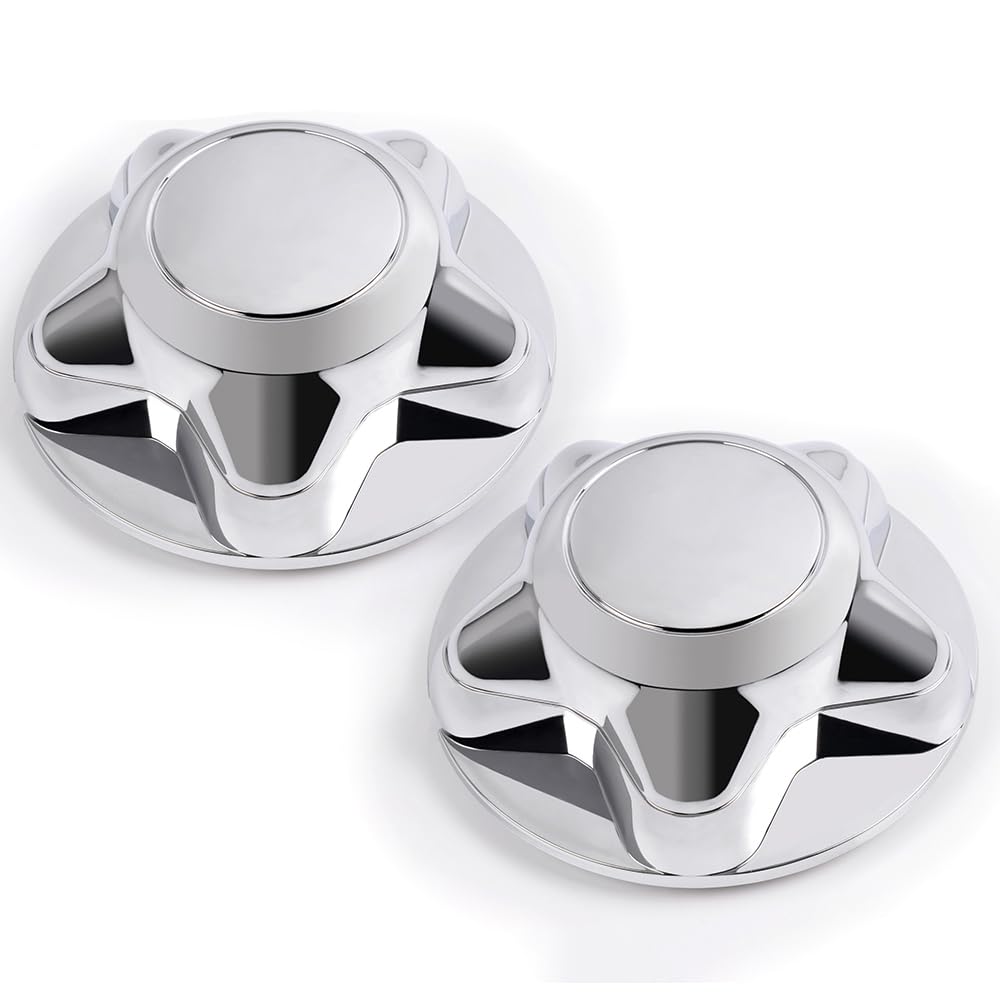 G-PLUS 7" Center Caps with 5-Lug Steel Wheel Chrome 2 PCS Compatible with Ford F150 Expedition 1997-2003 Wheel Hub Caps Rim Cover