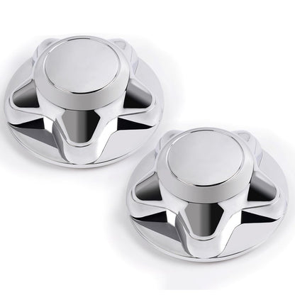 G-PLUS 7" Center Caps with 5-Lug Steel Wheel Chrome 2 PCS Compatible with Ford F150 Expedition 1997-2003 Wheel Hub Caps Rim Cover